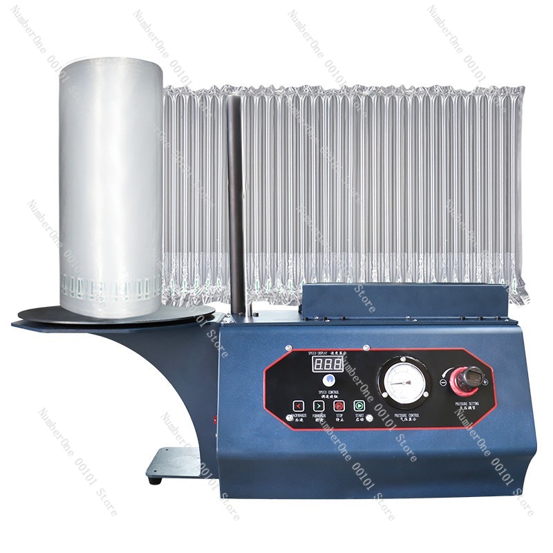 Air Bubble Wrap Roll Packaging - Professionelle automatische Luftpolsterbeutel-Aufblasmaschine, kontinuierliche Luftkissenpumpe für