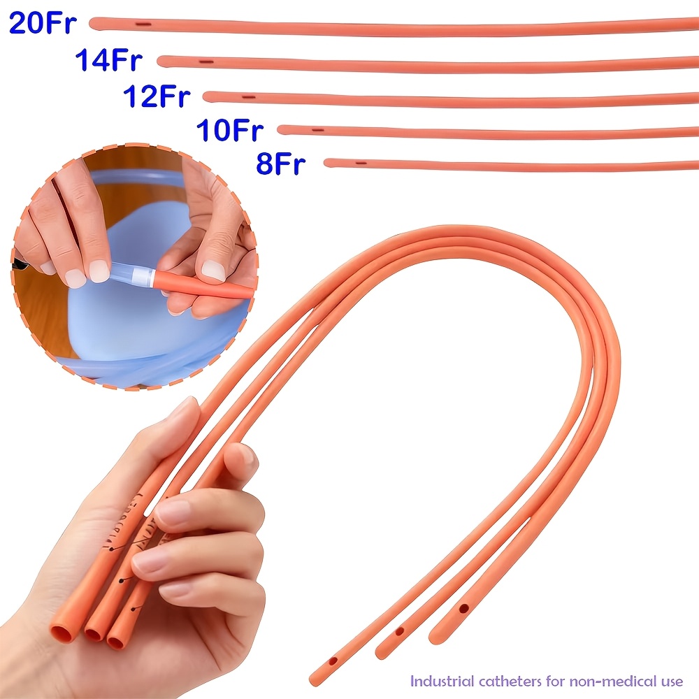 Lab Equipment - 8Fr/10Fr/12Fr/14Fr/20Fr Rote Flexible Gummischläuche, Häufig für