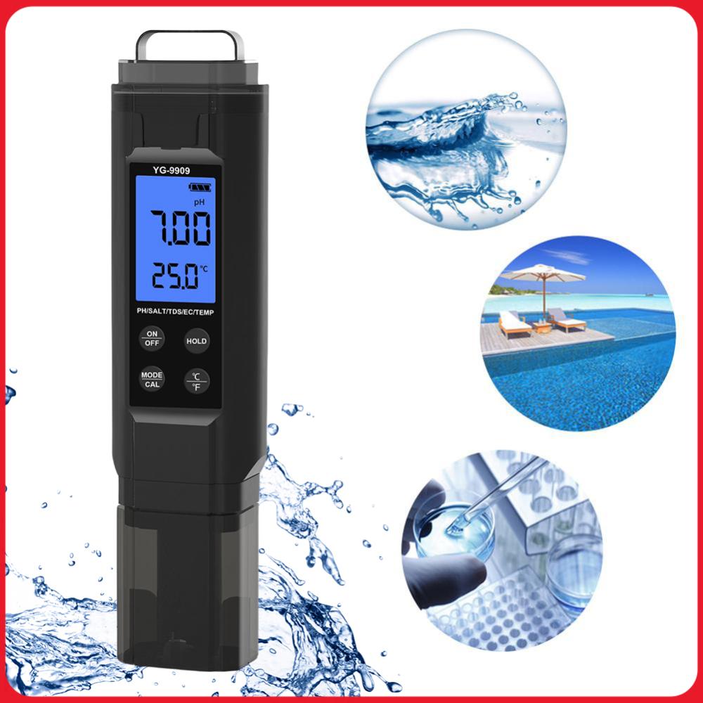 5-in-1 Digitaler Wasserqualitä – Ph Meter Digital Water Tester Bewertung und Preis