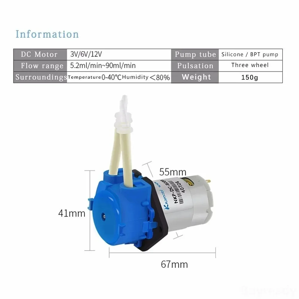 DC 12V 24V Dosierpumpe Schlauc – Mini Peristaltic Pump 12V Bewertung und Preis