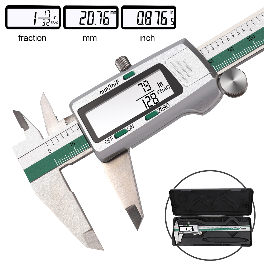 Hochpräzises elektronisches LC – Digital Caliper 150Mm Stainless Steel Bewertung und Preis