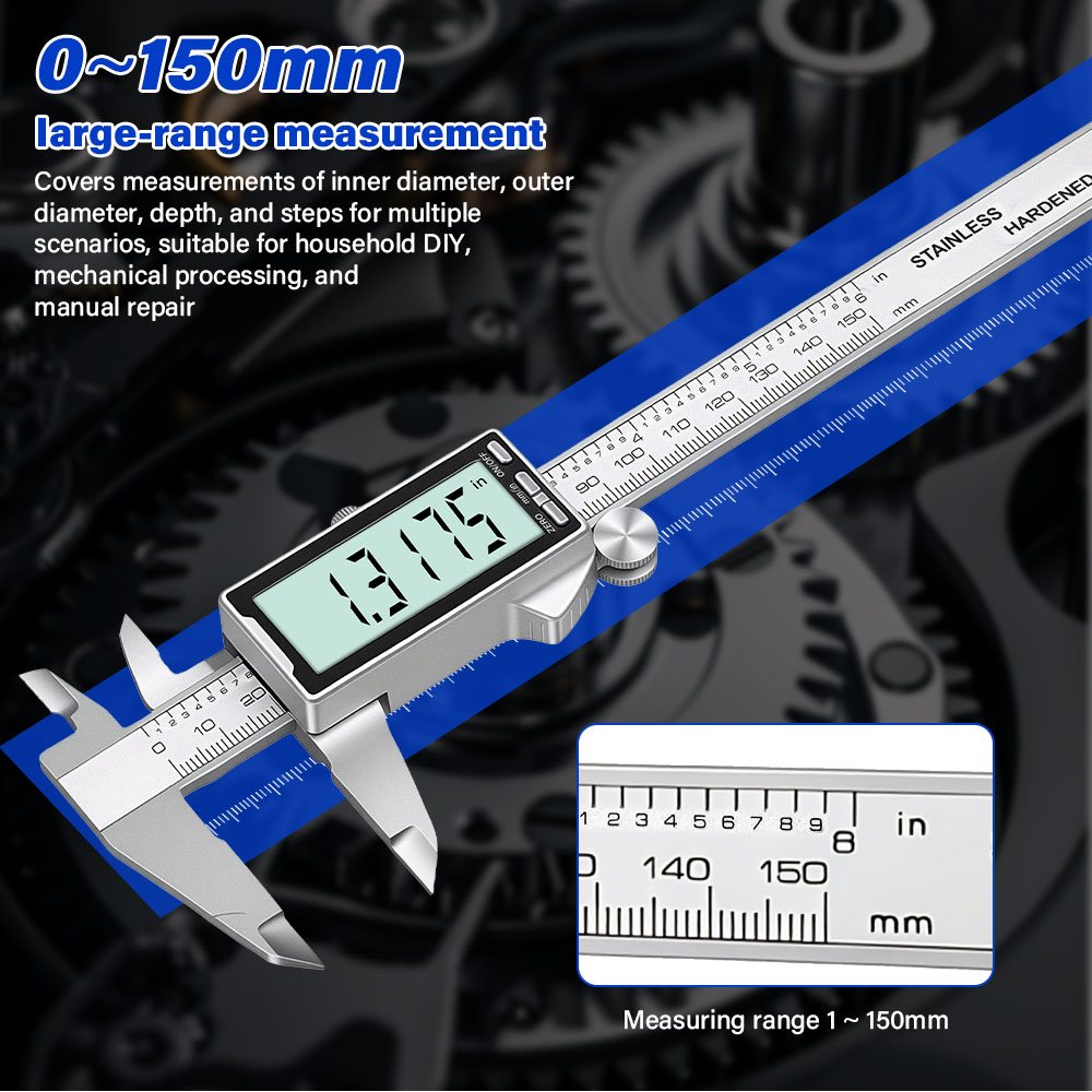 Neuer 150mm 6 Zoll Edelstahl D – Digital Caliper 150Mm Stainless Steel Bewertung und Preis
